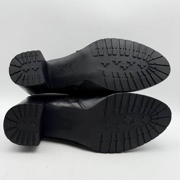 Naturalizer Womens Bay Bootie US 9 Wide EU 40 Black Leather Waterproof NWOB - Picture 12 of 13